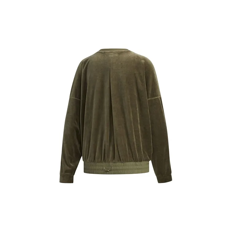 Adidas Sweatshirts Women's Khaki Brown-1