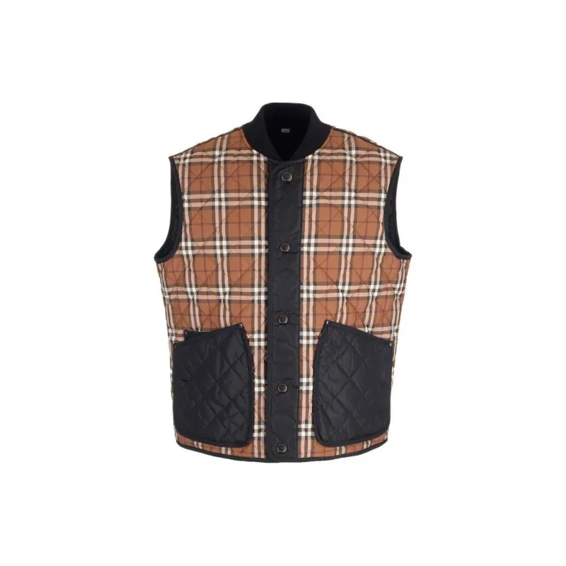 Burberry Check Quilted Gilet-0
