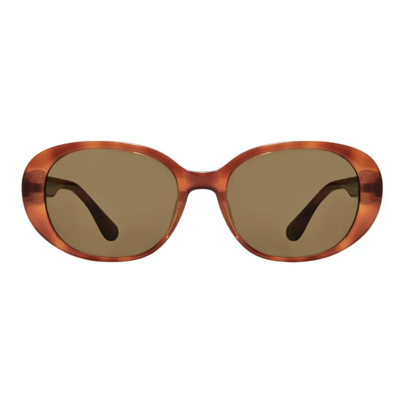 CARIN Plate Frame Oval Sunglasses Unisex-6