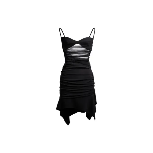 Mugler H&M X Mugler Co-brand Slip Dresses Women's Black