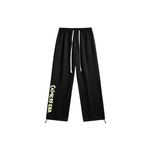 RHIME Knitted Sweatpants Unisex Black