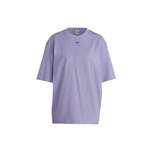 Adidas Originals Essential T-Shirts Women's Purple Lilac