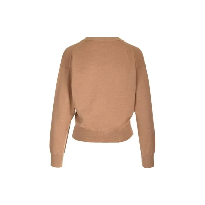 KENZO Boke Flower appliqué Wool Cardigan-1