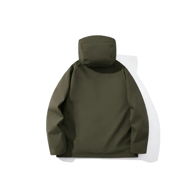 JEEP SPIRIT Waterproof And Windproof To Keep Warm Windbreaker Jacket Unisex-4