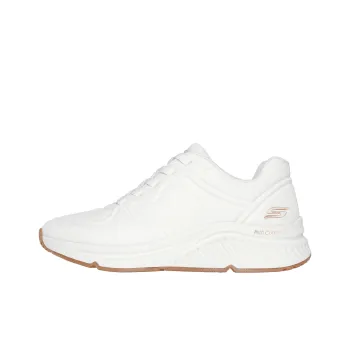 Skechers Bobs Arch Anti Slip Wear Resistant Low Top Casual Shoes Women's White