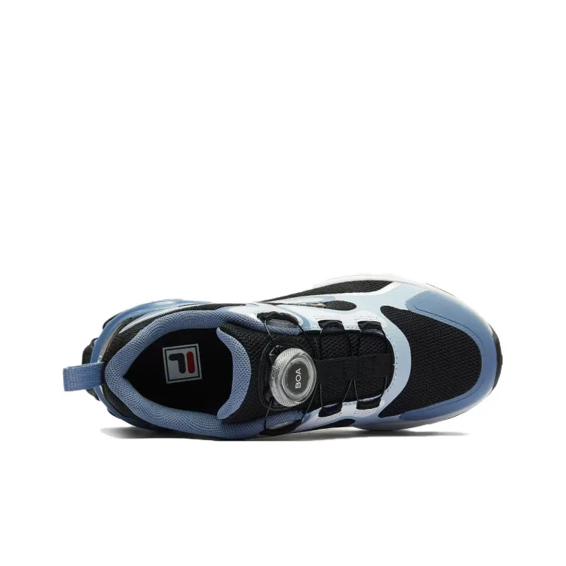 FILA KIDS RECHARGE Low Top Kids' Running Shoes Blue White Black Teenagers-3