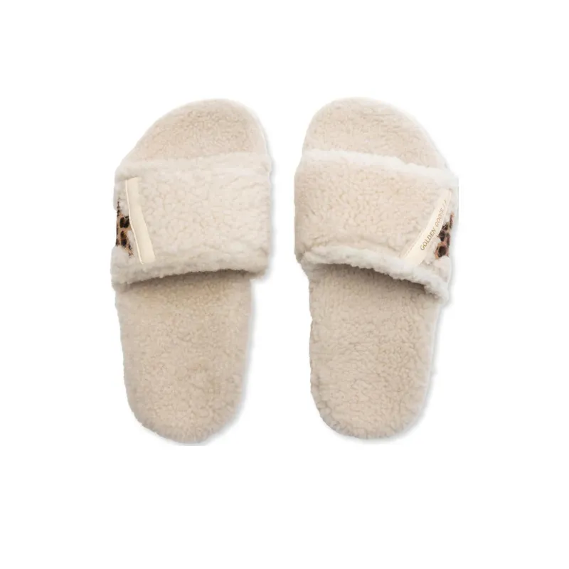 Golden Goose Slide Slippers Women's Ecru-5
