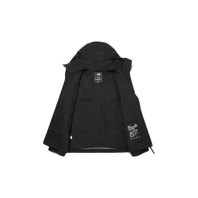 THE NORTH FACE FW21 Waterproof And Windproof Windbreaker Jacket Unisex Black-2