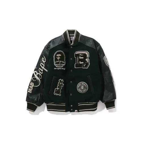 BAPE Bape Patch Varsity Jacket 