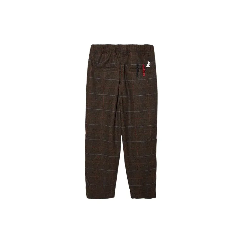New Era Casual Pants Unisex Dark Brown-1