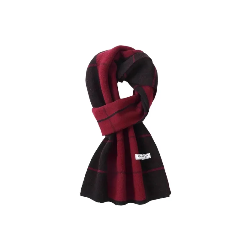 CARTELO Wool Knit Scarves Unisex-4