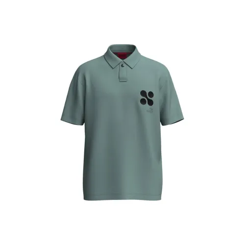 HUGO BOSS Polo Shirts Unisex Green