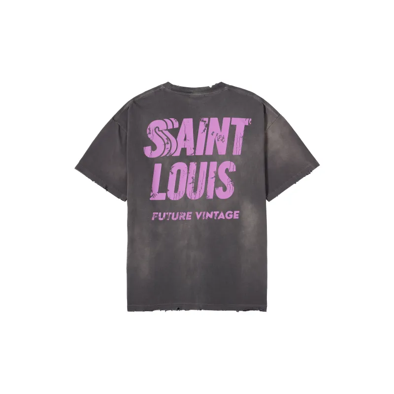 SSSAINT LOUIS T Shirts Unisex Washed Gray-1