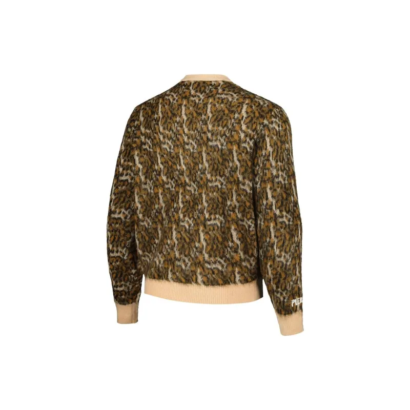 MLB x PLEASURES Los Angeles Dodgers PLEASURES FW23 Sweater Men's Brown-1
