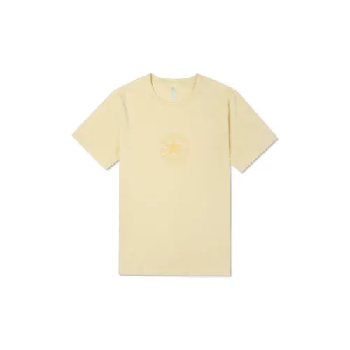 Converse All Star Patch T-Shirts Men Apricot Cream