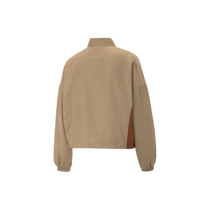 PUMA INFUSE Woven Jacket Women's Khaki-1