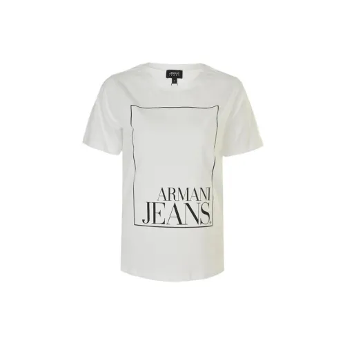 ARMANI JEANS T-Shirts Women's White