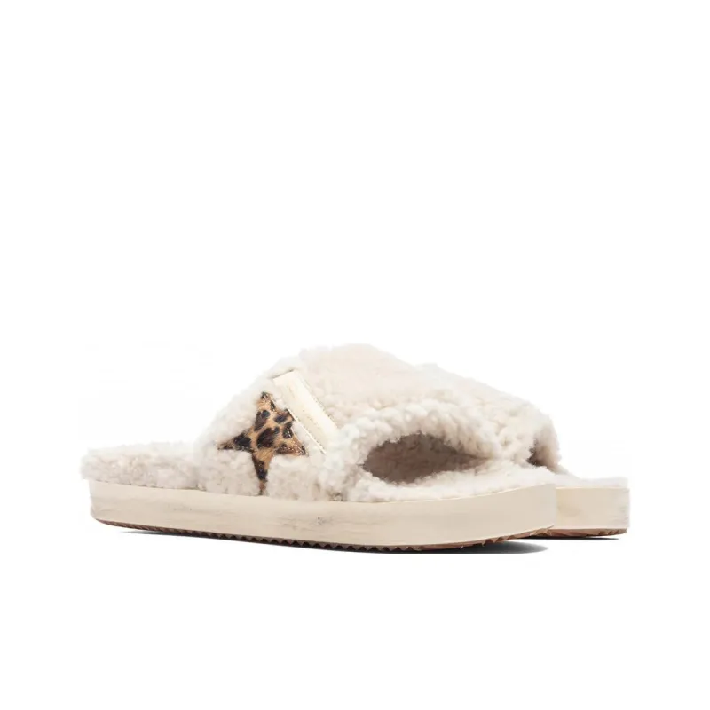 Golden Goose Slide Slippers Women's Ecru-2