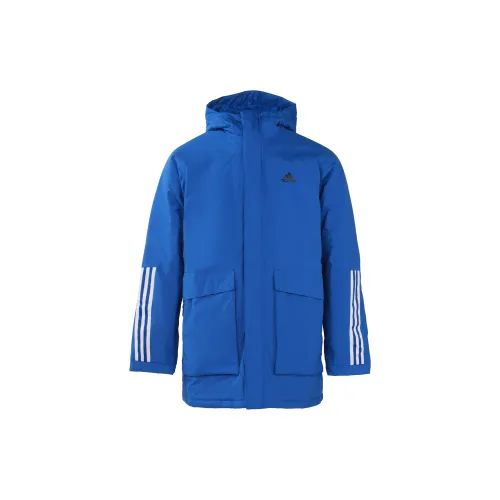 Adidas Puffer Jackets Men Blue