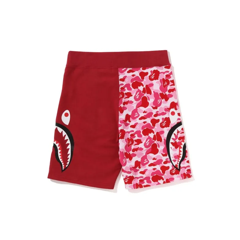 Bape Abc Camo Side Shark Sweat Shorts-9