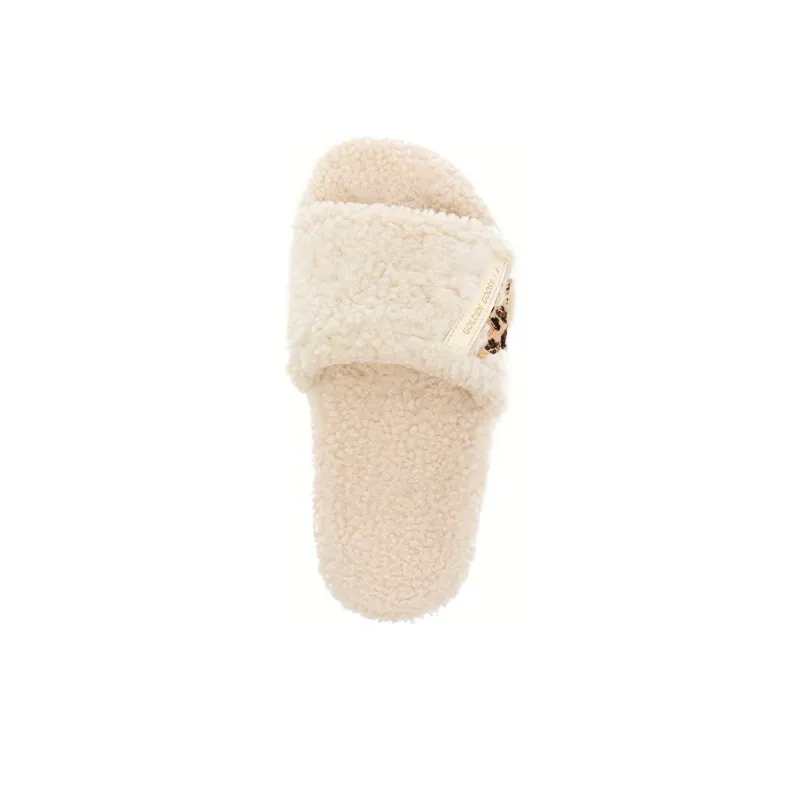 Golden Goose Slide Slippers Women's Ecru-4