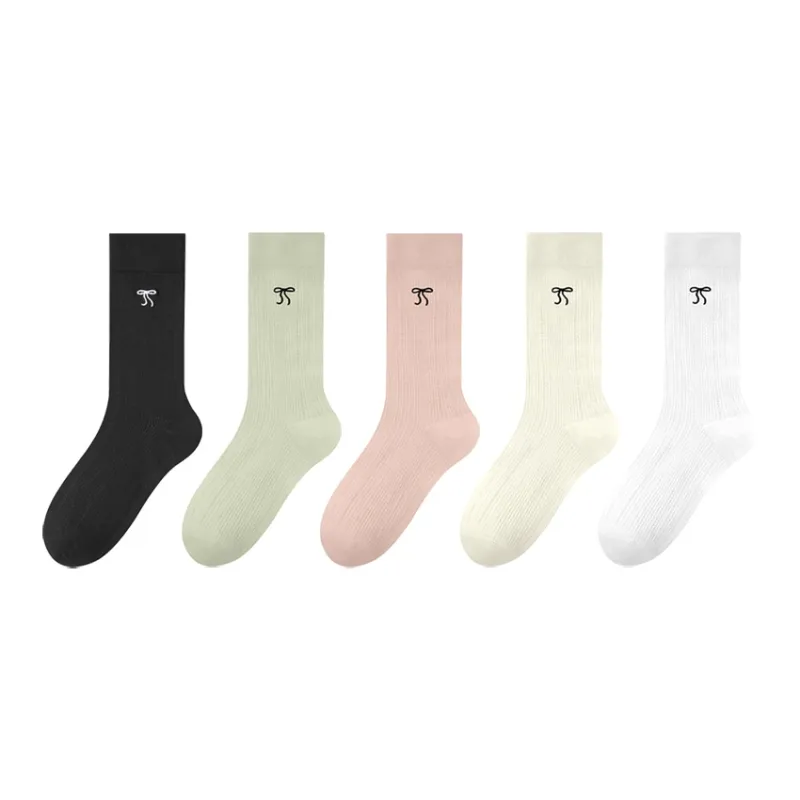 MIIOW Knee High Socks Women's Combo Set-16