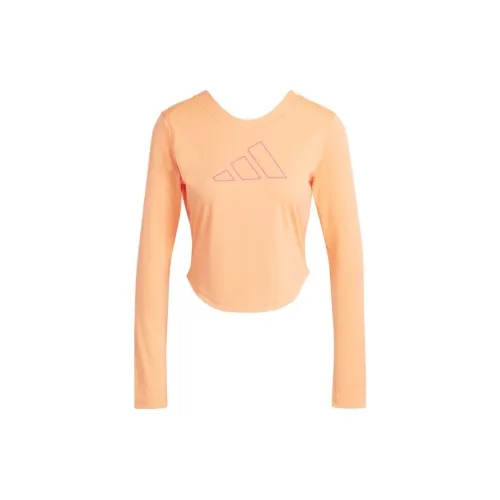 Adidas Crop Tops Women's Orange