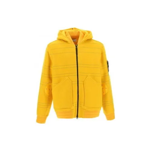 STONE ISLAND Jackets Men Yellow