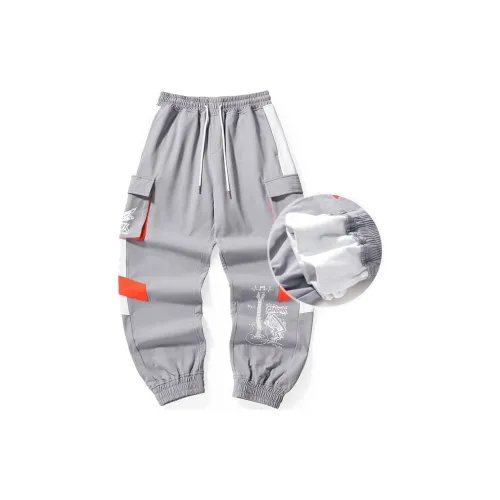 GENANX Cargo Pants Unisex Gray