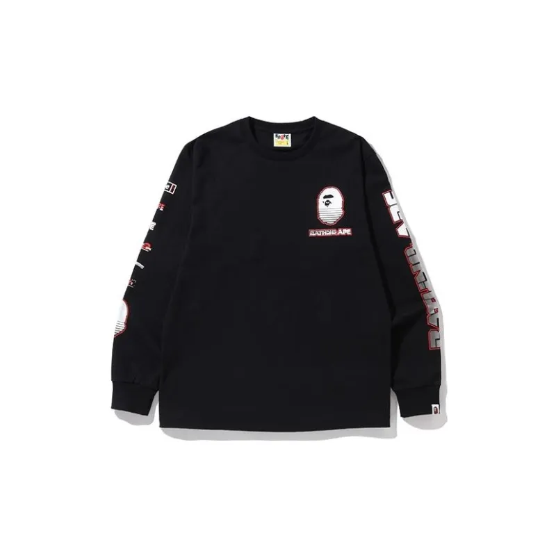 A BATHING APE Graphic #1 L/S Tee-2