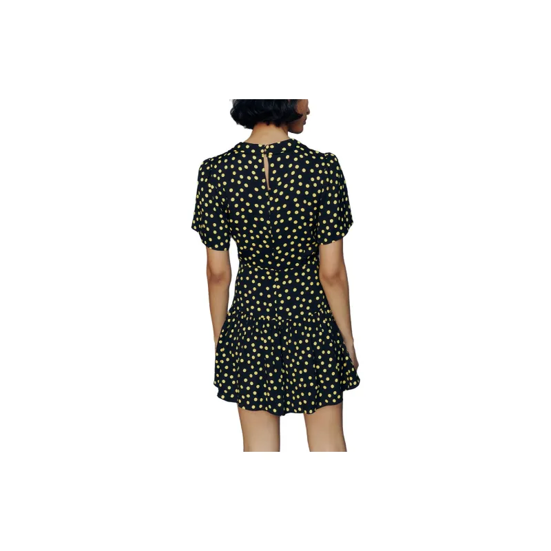 Reformation Short-Sleeved Dresses Women's Lila Color-1