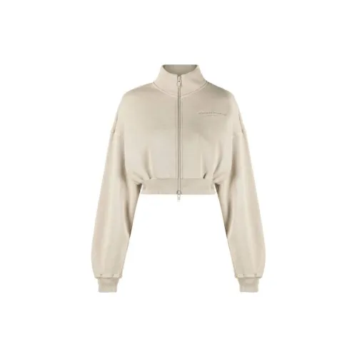 Alexander Wang Cropped Coats Women's Beige