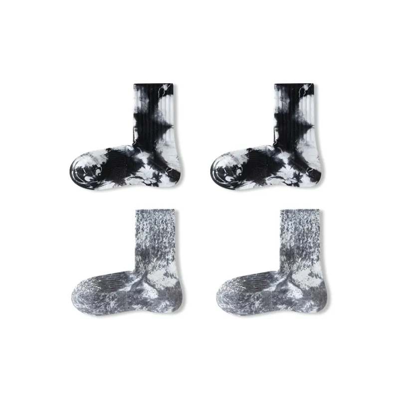 JIAZINI Mid-Calf Socks Women's 4 Pack-12