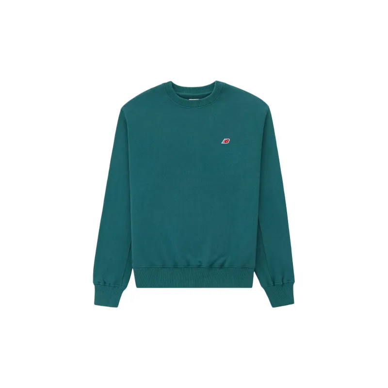 New Balance Made In USA Collection Sweatshirt FW24 Core Crewneck Sweatshirt Men's Green-0