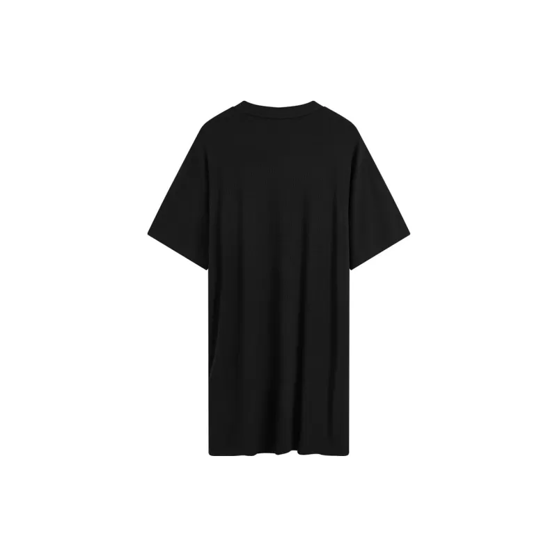 CALVIN KLEIN Short Sleeved Dress Women's Space Black-1