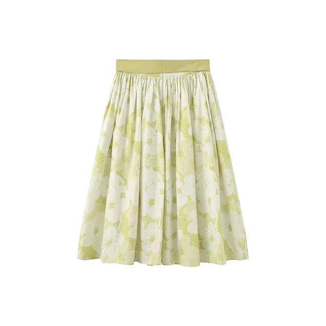 Cubic Out Of The Peach Series Casual Long Skirts Women's-1