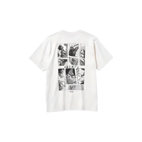 UNIQLO X Attack On Titan T-Shirts Unisex White