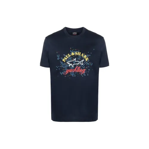 Paul & Shark T-Shirts Men Dark Blue