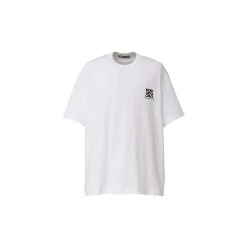 CDG T-Shirts Unisex White