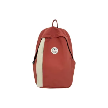 Huangmu Nylon Student Backpack Laptop Bag Unisex Red/Green/Black/Khaki