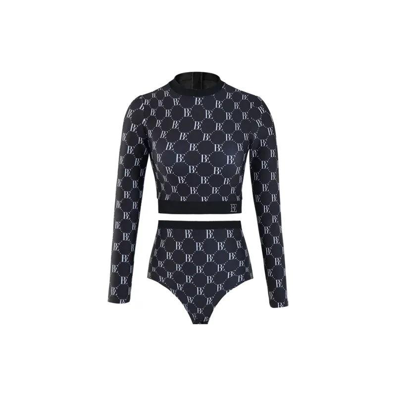 BALNEAIRE Two Piece Swimsuits Women's Modern Black-1