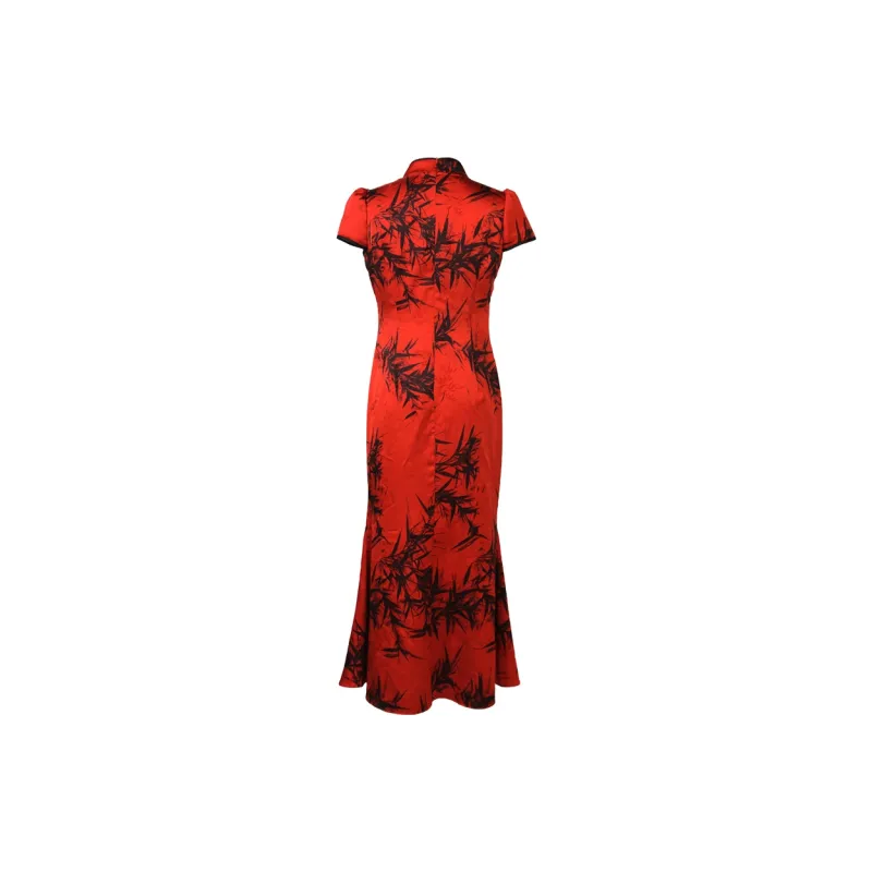 Duffy Fashion Cheongsam Women's Red-1