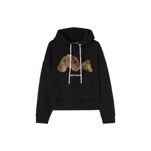 PALM ANGELS Pa Sequins Bear Hoodie 