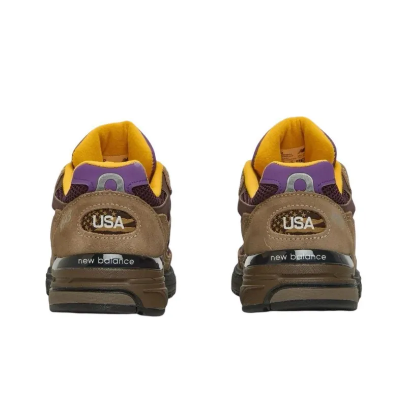 New Balance 993 MiUSA Mushroom Midnight Violet-4