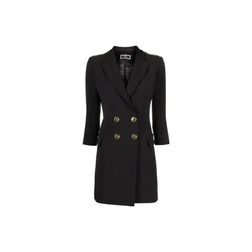 Elisabetta Franchi Long-Sleeved Dresses Women's Black