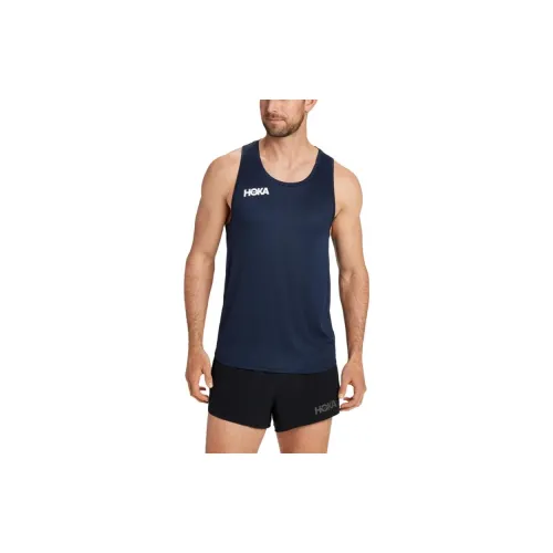 HOKA ONE ONE Tank Tops Men Dark Blue