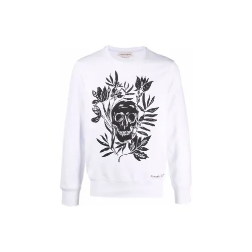 Alexander McQueen Sweatshirts Men White