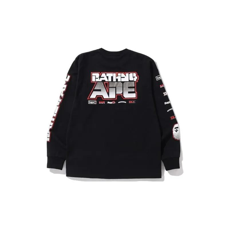 A BATHING APE Graphic #1 L/S Tee-3