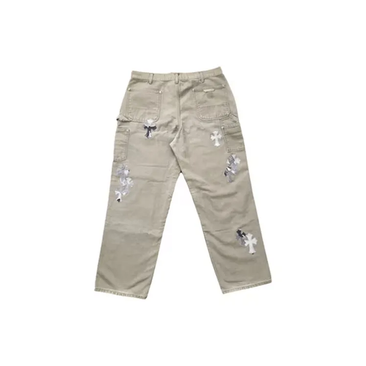 Chrome Hearts Matty Boy Sex Records Single Knee Vintage Carpenter Pants-1