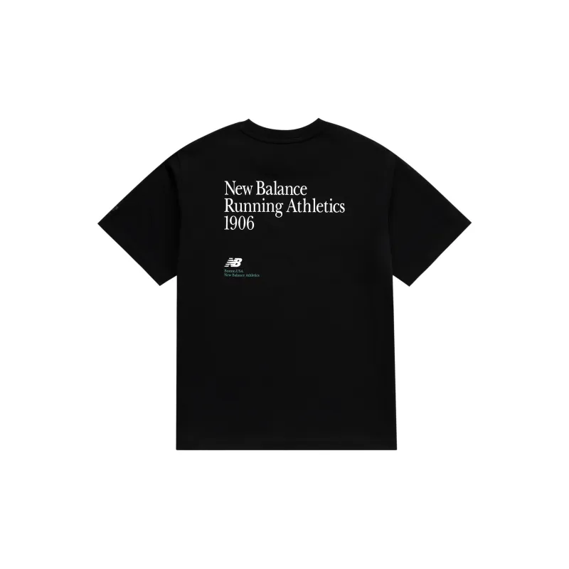 New Balance SS23 Set in Sleeve T Shirt Men's Black-1